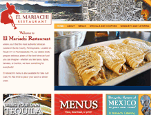 Tablet Screenshot of elmariachiplumstead.com